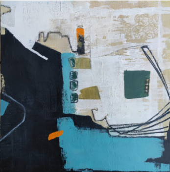 Œuvre contemporaine nommée « Abstract 8 », Réalisée par ERMAKOVA ANGELINA