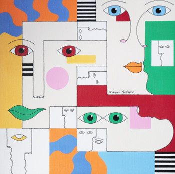 Œuvre contemporaine nommée « Confused », Réalisée par HILDEGARDE HANDSAEME