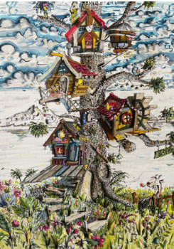 Œuvre contemporaine nommée « Wedding Tree », Réalisée par VINCENT GUERRE