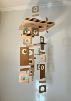 Œuvre contemporaine nommée « Mobile », Réalisée par SERGEï