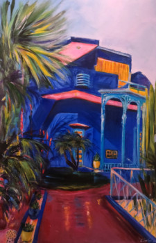 Œuvre contemporaine nommée « Majorelle 3 », Réalisée par CLICKART+