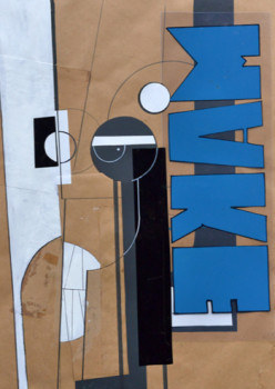 Œuvre contemporaine nommée « Auto-tentation de portrait », Réalisée par MMARCO
