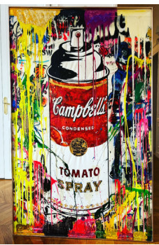 Œuvre contemporaine nommée « Tomato spay », Réalisée par POPARTKUSTOM