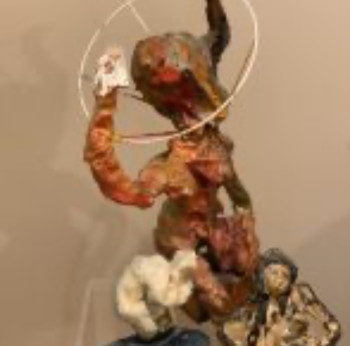 Œuvre contemporaine nommée « La Cornette (Tryptique de la sublimation féminine) », Réalisée par VFB VALéRIE FONTANIER BELZA