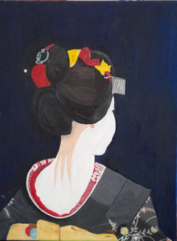 Œuvre contemporaine nommée « MAIKO », Réalisée par FABRICE DURIEUX