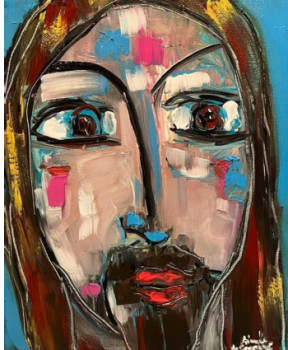Œuvre contemporaine nommée « Le Christ », Réalisée par AIMéE DE COURTOZé