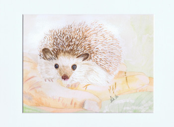 Œuvre contemporaine nommée « The hedgehog papier », Réalisée par MIHA