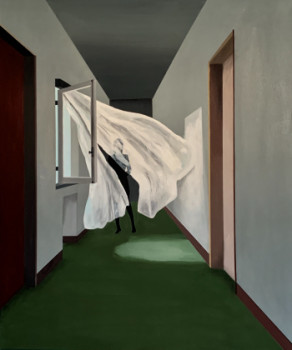 Œuvre contemporaine nommée « Le vent dans le voile », Réalisée par PADDY