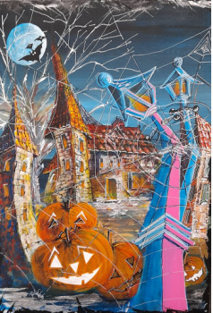 Œuvre contemporaine nommée « Halloween...étrange? », Réalisée par PHILOVADES