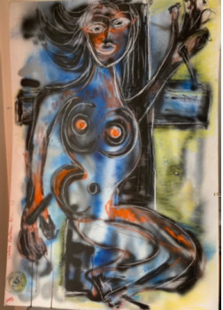 Œuvre contemporaine nommée « Christie's wall », Réalisée par VFB VALéRIE FONTANIER BELZA