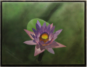 Œuvre contemporaine nommée « 335 - Lotus », Réalisée par GDLAPALETTE - UN UNIVERS DE CREATIONS