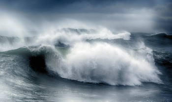 Œuvre contemporaine nommée « La vague », Réalisée par FANFAN FOTO