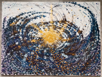 Œuvre contemporaine nommée « Supernovae », Réalisée par RHéA D'ALMEIDA