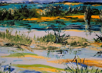 Œuvre contemporaine nommée « Banc de Loire », Réalisée par CHOUPITA