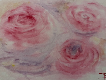 Œuvre contemporaine nommée « Envolée de rosee », Réalisée par SP