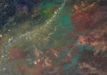 Œuvre contemporaine nommée « Voyage dans le Cosmos », Réalisée par EX-TAIRE