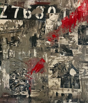 Œuvre contemporaine nommée « Cargo 7 », Réalisée par A.FRIEDLI
