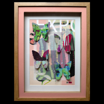 Œuvre contemporaine nommée « Collection Papillon Ziiart 3 », Réalisée par LEGRAND THIERRY ZIIART