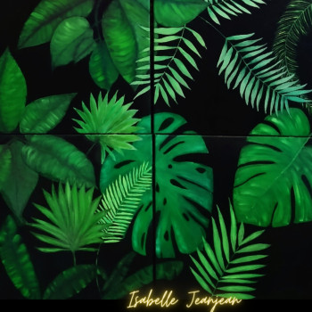 Œuvre contemporaine nommée « Jungle », Réalisée par ISAJ