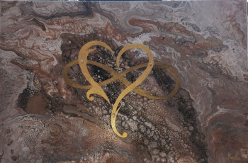 Œuvre contemporaine nommée « Infiny love », Réalisée par LKEITA