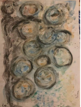 Œuvre contemporaine nommée « "Clair de bulles" », Réalisée par VFB VALéRIE FONTANIER BELZA