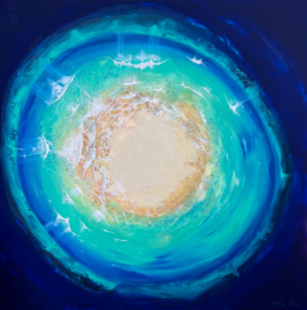Œuvre contemporaine nommée « Carapace island », Réalisée par LILY BLUE