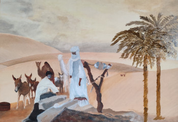 Œuvre contemporaine nommée « Le désert », Réalisée par MARIE-LAURE TOURNIER