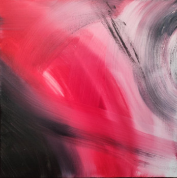 Œuvre contemporaine nommée « Rouge passion », Réalisée par MARIE-LAURE TOURNIER