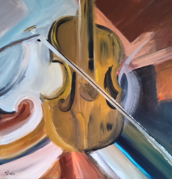 Œuvre contemporaine nommée « Violon d'aujourd'hui », Réalisée par MARIE-LAURE TOURNIER