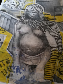 Œuvre contemporaine nommée « Sainte des tropiques », Réalisée par MEC HANDICAPé