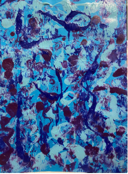 Œuvre contemporaine nommée « Mare Nostrum », Réalisée par PAOLA CONTE « PAO »