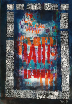 Œuvre contemporaine nommée « Babel Project 2 », Réalisée par FRéDéRIC HAIRE