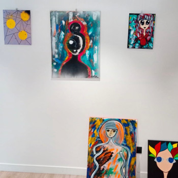 Œuvre contemporaine nommée « Exposition », Réalisée par DISHA