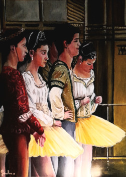 Œuvre contemporaine nommée « adolescents Russes à l'opéra », Réalisée par GRéVé