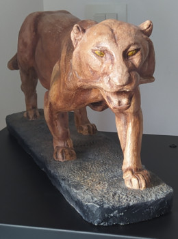 Œuvre contemporaine nommée « Le tigre », Réalisée par HERVé GUIGALL