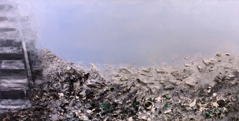 Œuvre contemporaine nommée « POLLUTION », Réalisée par ART-MAM