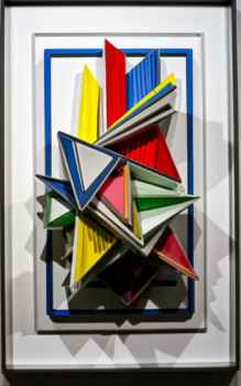 Œuvre contemporaine nommée « origami 34 », Réalisée par @TEDRUB, MR PAINT, WISS, MAITRE COUQUE
