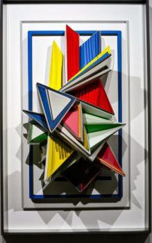 Œuvre contemporaine nommée « origami 34 », Réalisée par TEDRUB