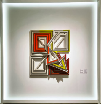 Œuvre contemporaine nommée « quadrature 1 », Réalisée par TEDRUB