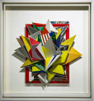 Œuvre contemporaine nommée « origami 30 », Réalisée par TEDRUB