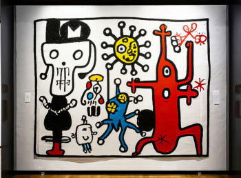 Œuvre contemporaine nommée « Mr pandemik 21 », Réalisée par TEDRUB