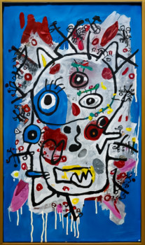 Œuvre contemporaine nommée « miss pandemik », Réalisée par TEDRUB