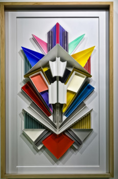 Œuvre contemporaine nommée « origami 23 1 », Réalisée par TEDRUB