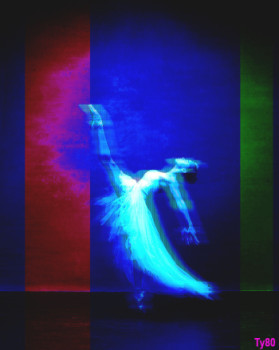 Œuvre contemporaine nommée « danseuse », Réalisée par TY80