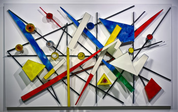Œuvre contemporaine nommée « origami 30 », Réalisée par TEDRUB