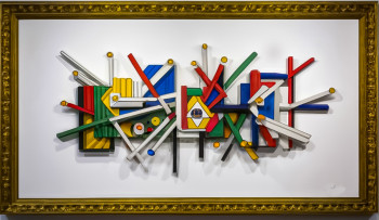 Œuvre contemporaine nommée « arigami 52 », Réalisée par TEDRUB