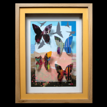Œuvre contemporaine nommée « Collection Papillon Ziiart 11 », Réalisée par LEGRAND THIERRY ZIIART