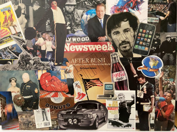 Œuvre contemporaine nommée « Made in the USA », Réalisée par AYOUB SMAILI