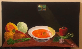 Œuvre contemporaine nommée « Soupe de l’indépendance », Réalisée par ARTPOLLON