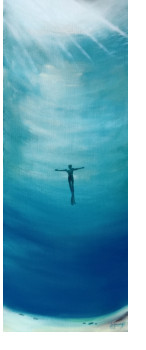 Œuvre contemporaine nommée « El Cristo de la apnea », Réalisée par JONTRANQUILO